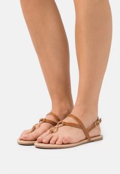 Buy 🎁 Anna Field T-bar Sandals - Cognac 😉
