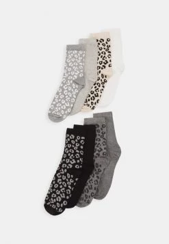 Buy ✔️ Anna Field 8PP LEOPARD ANKLE - Socks - Grey/black 🥰