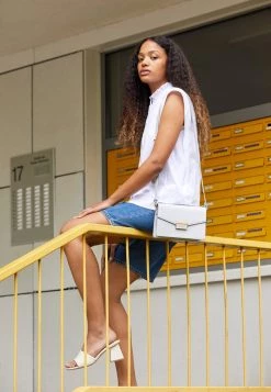 Top 10 🎁 Anna Field Across Body Bag - Light Grey ✨