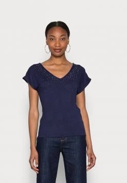 Buy 🛒 Anna Field Print T-shirt - Dark Blue 🥰