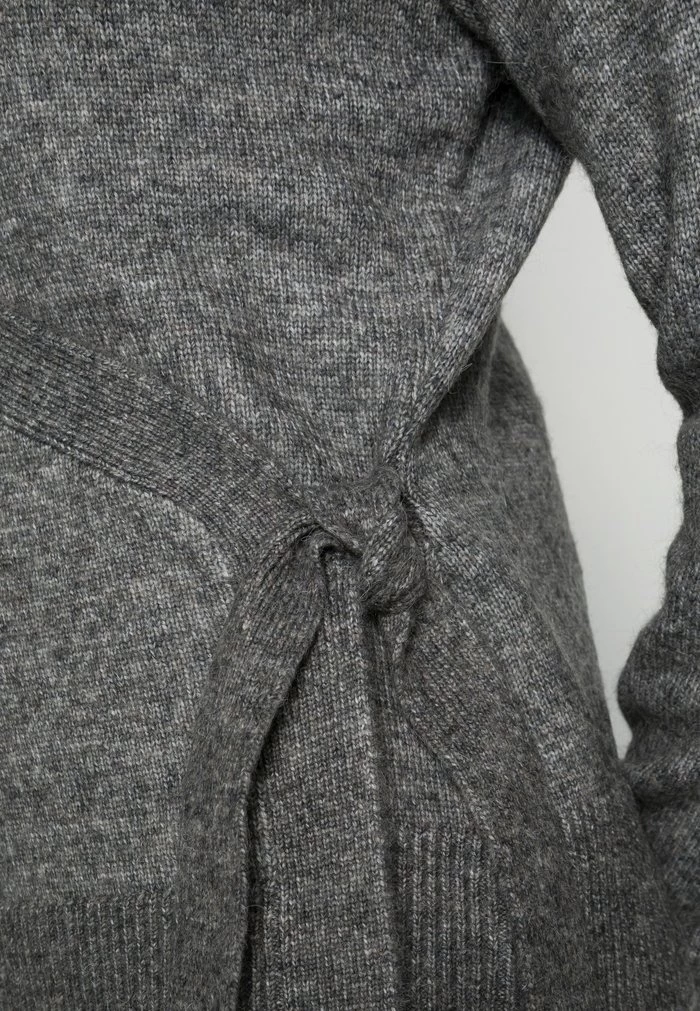 Hot Sale 😀 Anna Field LOOSE FIT WRAP - Jumper - Mottled Dark Grey 🎁 5 Hot Sale 😀 Anna Field LOOSE FIT WRAP - Jumper - Mottled Dark Grey 🎁 - Image 5