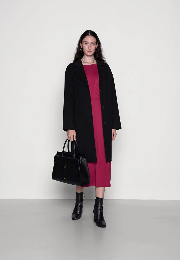 Buy โ Anna Field Quarter Sleeves Elevated Casual Midi Dress - Day Dress - Red ๐งจ 2 Buy โ Anna Field Quarter Sleeves Elevated Casual Midi Dress - Day Dress - Red ๐งจ - Image 2