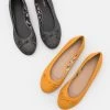 Buy 🌟 Anna Field 2 PACK - Ballet Pumps - Black/yellow 🎁 -My Luxe Wardrobe Sales Store 968728e0655e48c7929c2ffe25b98061