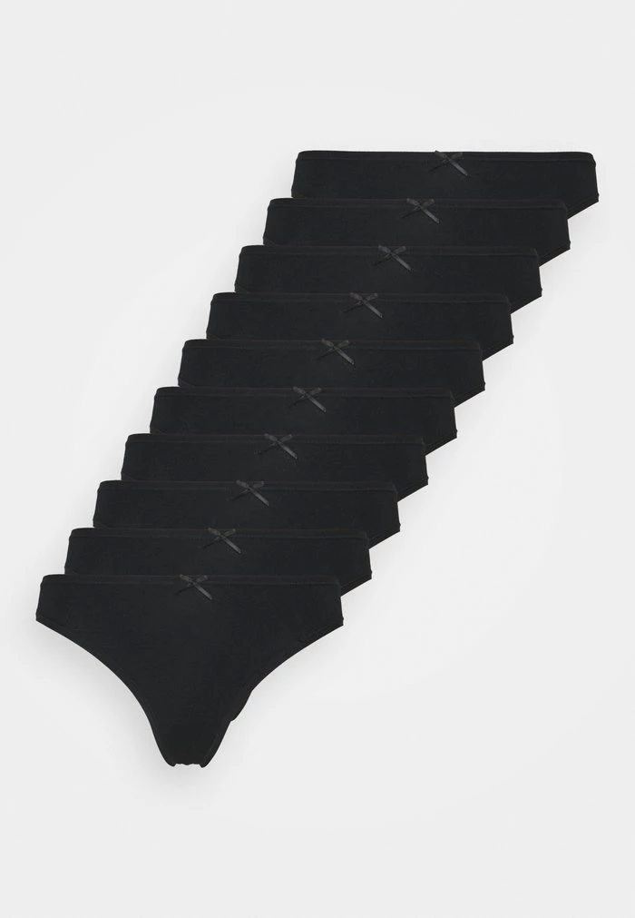 Discount ๐งจ Anna Field 10 PACK - Thong - Black โ 4 Discount ๐งจ Anna Field 10 PACK - Thong - Black โ - Image 4