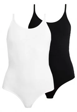 Wholesale 👏 Anna Field 2PP STRING BODIES THONG SHAPE - Body - White/black 🎉