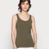 Coupon 👏 Anna Field BASIC TANK 3er Pack - Top - Black/white /khaki ✨ -My Luxe Wardrobe Sales Store 9757d09f8c9046c1a3e544999a56fc79