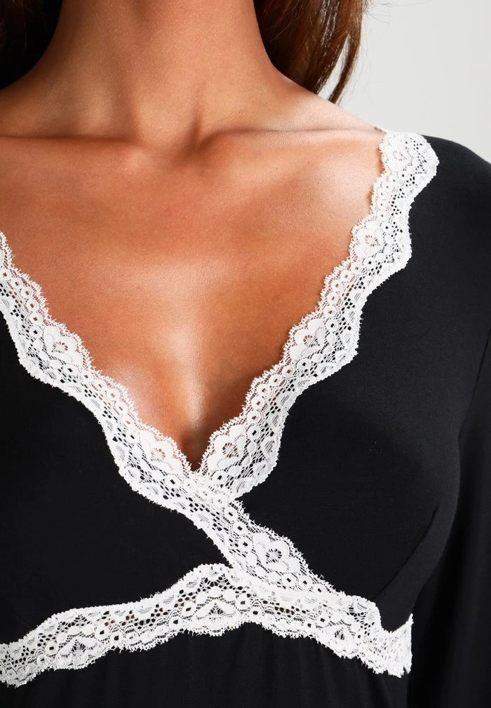 Budget π Anna Field HEIDI LONG SLEEVES VISCOSE NIGHTDRESS - Nightie - Black π€© 4 Budget π Anna Field HEIDI LONG SLEEVES VISCOSE NIGHTDRESS - Nightie - Black π€© - Image 4