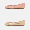 Budget ✔️ Anna Field 2 PACK - Ballet Pumps - Gold/pink ⌛ -My Luxe Wardrobe Sales Store 9f705bfe90dc45da90a733dcac66119b