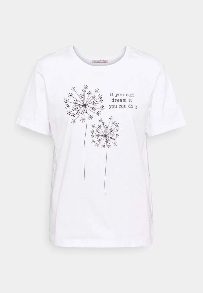 Best reviews of π Anna Field Print T-shirt - White π₯° 1 Best reviews of π Anna Field Print T-shirt - White π₯°