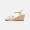Cheap 🌟 Anna Field Wedge Sandals - Rose 👍 -My Luxe Wardrobe Sales Store a2d94fe9567343968b989d5c03bfb591