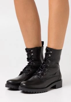 Wholesale ⭐ Anna Field LEATHER - Lace-up Ankle Boots - Black ⌛