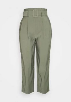 Best Sale 👍 Anna Field Smart Pant With Belt - Trousers - Khaki ✨