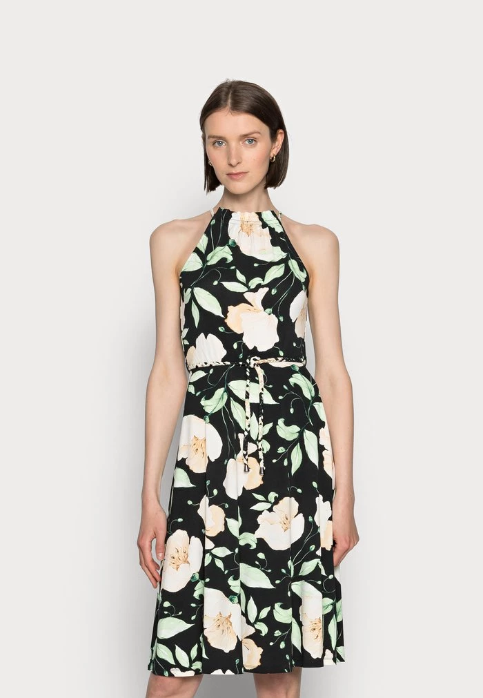 Hot Sale π― Anna Field Jersey Dress - Black/white/green 𧨠1 Hot Sale π― Anna Field Jersey Dress - Black/white/green π§¨