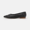 Coupon 🧨 Anna Field LEATHER - Ballet Pumps - Black 😀 -My Luxe Wardrobe Sales Store ae34e3f413f742a6833aac22cb96dc02