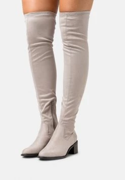 Promo ⭐ Anna Field Over-the-knee Boots - Light Grey ✨