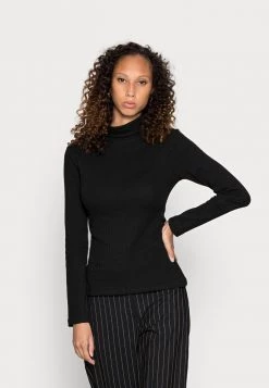 Deals 🎉 Anna Field PERKIN NECK LONGSLEEVE - Long Sleeved Top - Black 😀