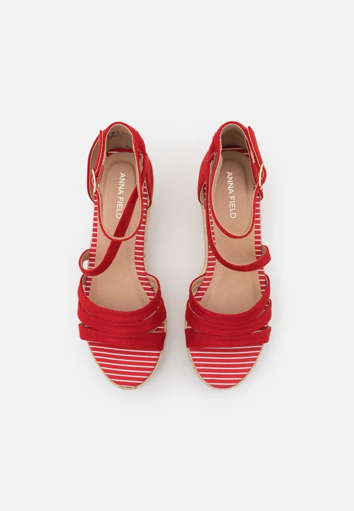 New π Anna Field Platform Sandals - Red β 6 New π Anna Field Platform Sandals - Red β - Image 6