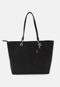 Best Sale 😀 Anna Field LEATHER - Tote Bag - Black 😉