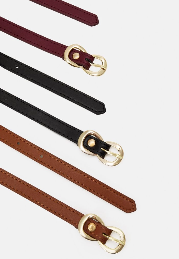 Best deal ✔️ Anna Field 3 PACK - Belt - Black /bordeaux/cognac 😍 2 Best deal ✔️ Anna Field 3 PACK - Belt - Black /bordeaux/cognac 😍 - Image 2