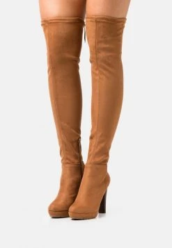 Buy 🛒 Anna Field Platform Boots - Cognac ✔️
