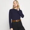 New ⭐ Anna Field Long Sleeved Top - Dark Blue 🎁