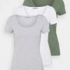 Best reviews of 🎉 Anna Field 3 PACK - Basic T-shirt - White/mottled Light Grey/light Green 🧨 -My Luxe Wardrobe Sales Store b8cbca3d6ca846908581ba95a1a19db1
