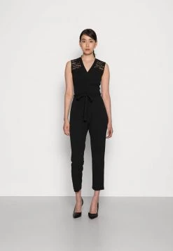 Top 10 🔔 Anna Field OCCASION V NECK BELTED SLEEVELESS - Jumpsuit - Black ❤️