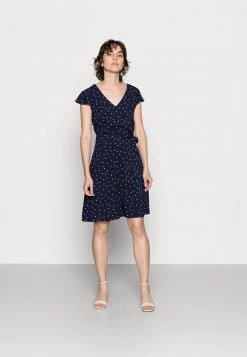 Best deal 👍 Anna Field WOVEN VOLANT DRESS - Day DRESS - Blue 🛒