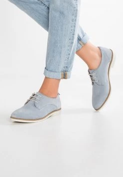 Buy ⭐ Anna Field LEATHER - Lace-ups - Light Blue 👏