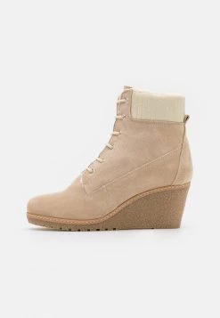 Budget 🎉 Anna Field LEATHER WINTER BOOT - Wedge Ankle Boots - Camel 😍