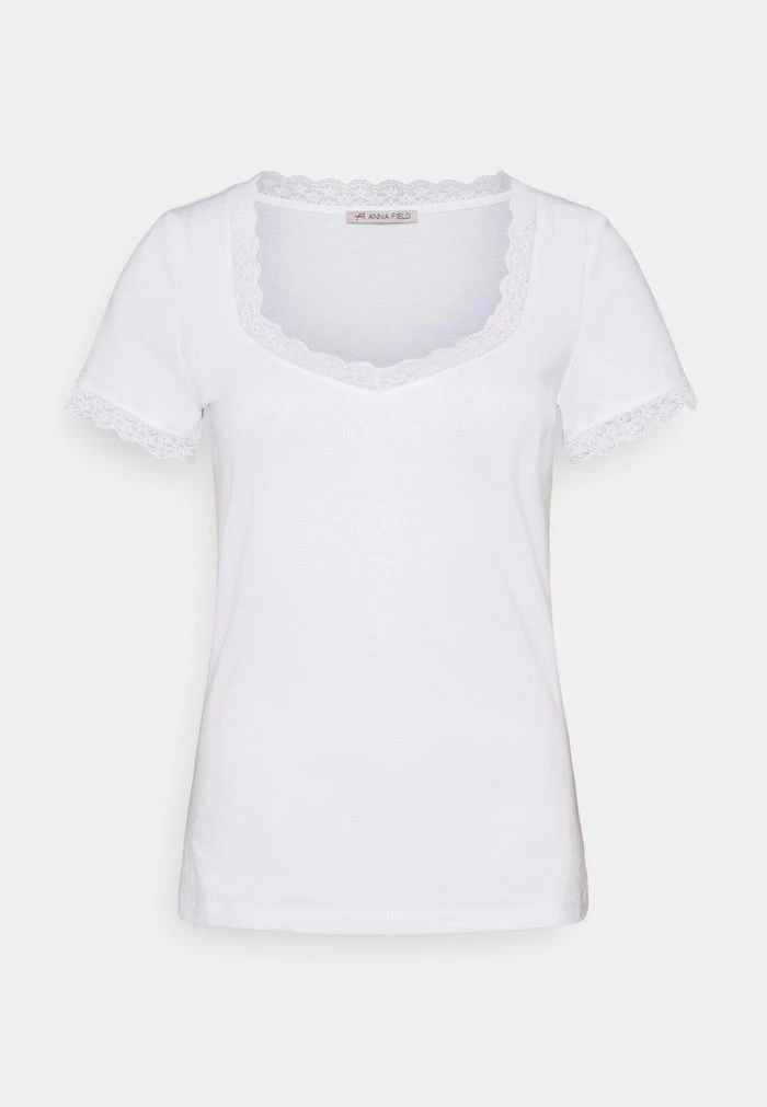 Promo ✨ Anna Field Basic T-shirt - White ✨ 4 Promo ✨ Anna Field Basic T-shirt - White ✨ - Image 4