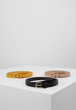 Cheap ✨ Anna Field 3 PACK - Waist Belt - Black/yellow/taup ⌛