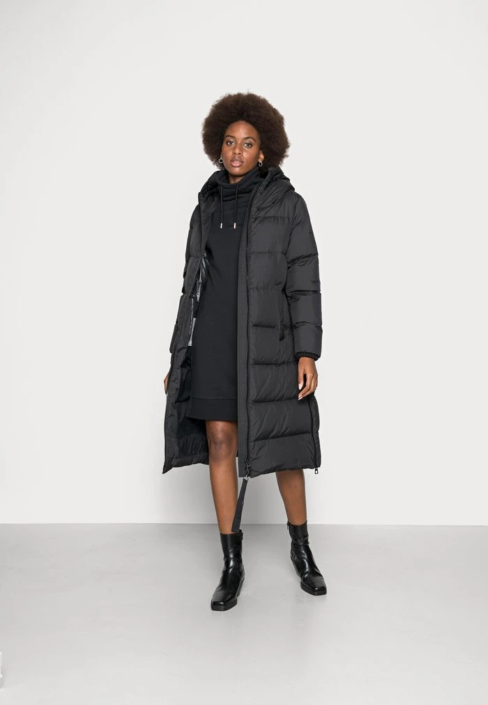 Buy ⭐ Anna Field Casual Wide Roll Neck Winter Sweat Mini Dress - Day Dress - Black 🧨 2 Buy ⭐ Anna Field Casual Wide Roll Neck Winter Sweat Mini Dress - Day Dress - Black 🧨 - Image 2