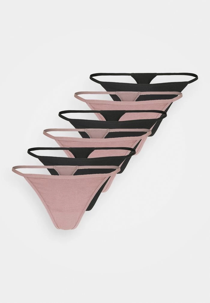 Best Pirce 🎉 Anna Field 7PP GEORGIA THONG PACK - Thong - Black/pink 🌟 5 Best Pirce 🎉 Anna Field 7PP GEORGIA THONG PACK - Thong - Black/pink 🌟 - Image 5