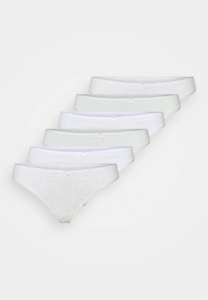 Budget 🎉 Anna Field GEORGINA 7PP THONG COTTON - Thong - Green /grey /white ❤️ 6 Budget 🎉 Anna Field GEORGINA 7PP THONG COTTON - Thong - Green /grey /white ❤️ - Image 6