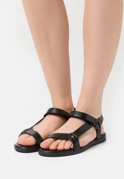 Discount 🌟 Anna Field LEATHER - Sandals - Black 👏