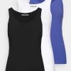 Cheap ✨ Anna Field BASIC TANK 3er Pack - Top - Black/white/light Blue ✨ 12 Cheap ✨ Anna Field BASIC TANK 3er Pack - Top - Black/white/light Blue ✨ -My Luxe Wardrobe Sales Store c780801dbea34425a98b68a18f0e2ec8