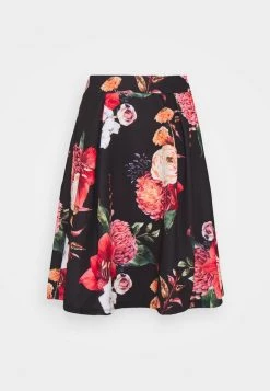 Deals โจ Anna Field Pleated Skirt - Black/pink ๐งจ