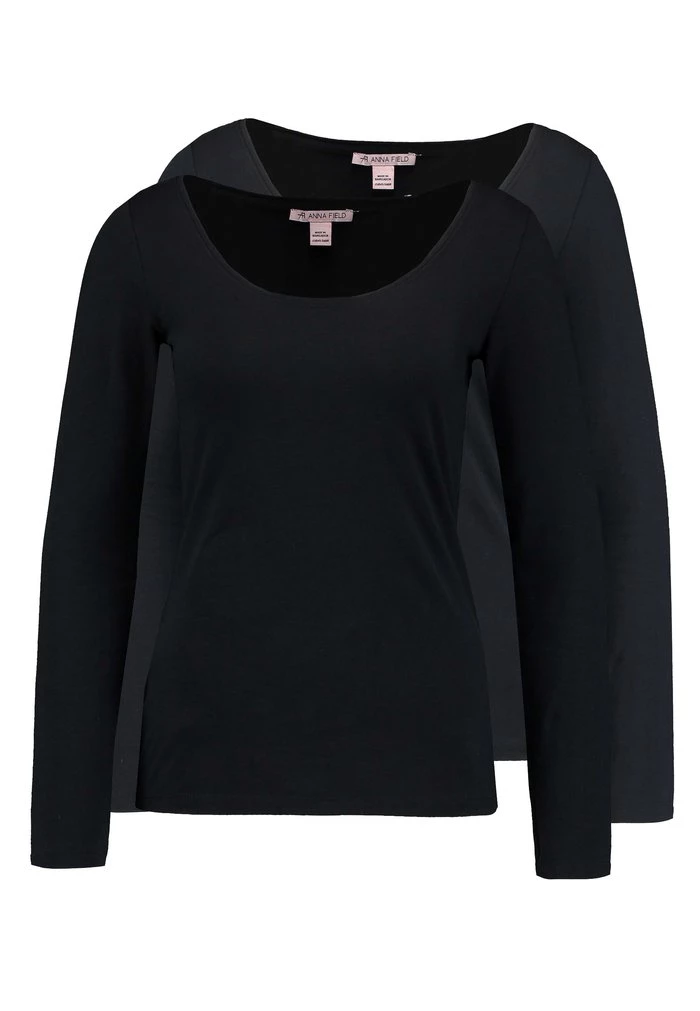 Promo ๐ Anna Field 2 PACK - Long Sleeved Top - Black/black โ 4 Promo ๐ Anna Field 2 PACK - Long Sleeved Top - Black/black โ - Image 4