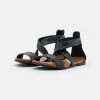 Brand new 🎁 Anna Field LEATHER - Sandals - Black 💯 -My Luxe Wardrobe Sales Store cb12370cb3ee45d194bb1a07a4290556