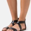 Brand new 🎁 Anna Field LEATHER - Sandals - Black 💯