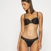 Deals 🌟 Anna Field 10PP COTTON AND LACE THONG - Thong - Black 🎉