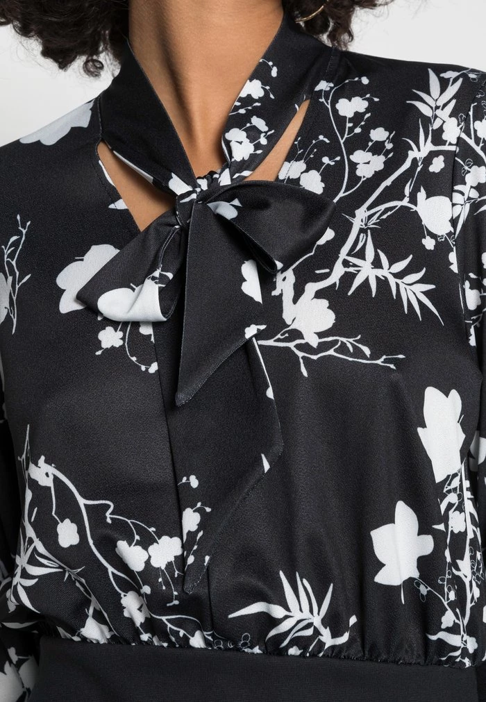 Wholesale π Anna Field 2-1 Casual Smart Bow Mini Dress - Shift Dress - Black/white π₯ 5 Wholesale π Anna Field 2-1 Casual Smart Bow Mini Dress - Shift Dress - Black/white π₯ - Image 5