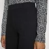 Discount 🤩 Anna Field RIBBED WIDE LEG TROUSERS - Trousers - Black ✨ -My Luxe Wardrobe Sales Store cf2a26c6776a4218a0bd75e51d4bcad2