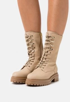 Cheap 🤩 Anna Field LEATHER - Platform Boots - Beige 👍
