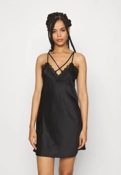 Coupon 😉 Anna Field STRAP BACK NIGHTDRESS - Nightie - Black 🛒