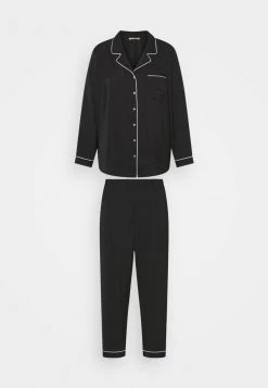 Flash Sale 🎁 Anna Field AMANDA LONG PJ SET - Pyjama Set - Black 🛒