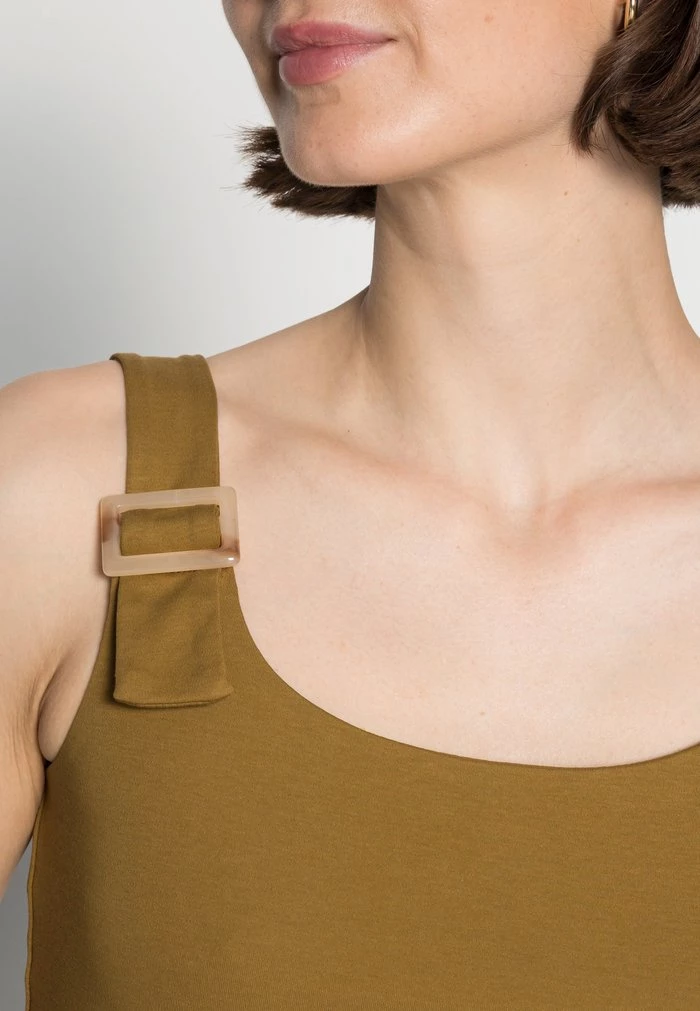 Best Pirce π Anna Field HORN BUCKLE TOP CLEAN FINISH - Top - Khaki π₯° 5 Best Pirce π Anna Field HORN BUCKLE TOP CLEAN FINISH - Top - Khaki π₯° - Image 5