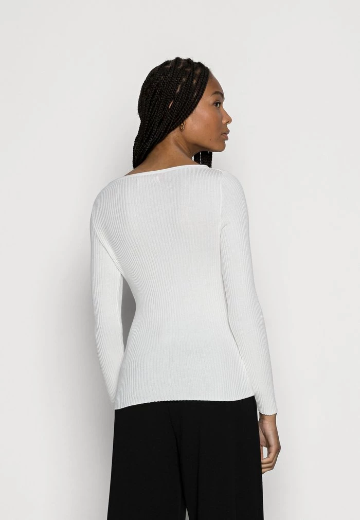 Discount ⌛ Anna Field BOATNECK JUMPER - Jumper - White ⭐ 3 Discount ⌛ Anna Field BOATNECK JUMPER - Jumper - White ⭐ - Image 3