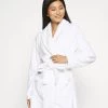 Brand new 🔥 Anna Field LADIES PLUSH BATHROBE - Dress ✔️ ing Gown - White ✔️